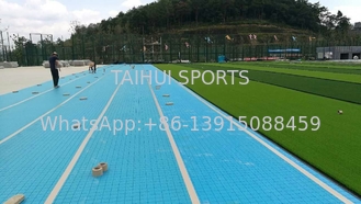 8mm 15mm 30mm Artificial Grass Drainage Underlay For Turf Shock Pad FIFA Standard