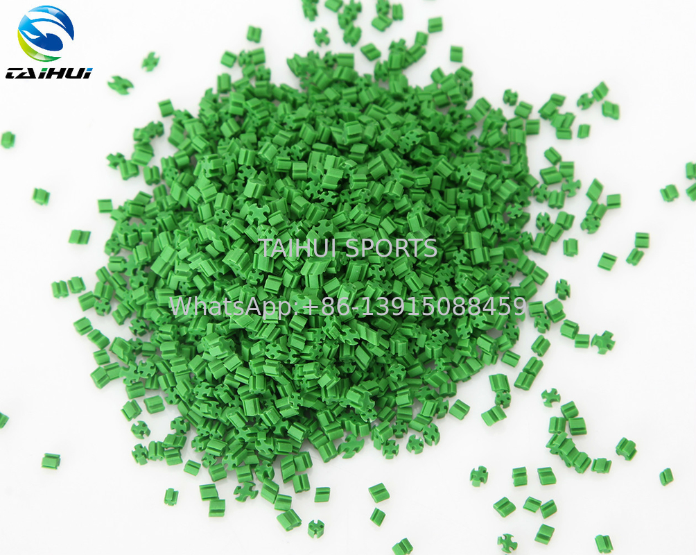 Ce Iso Crumb Rubber Recyclable Synthetic Turf Infill Uv Resistant Cooling Infill Tpv Rubber Granules Long Lifespan
