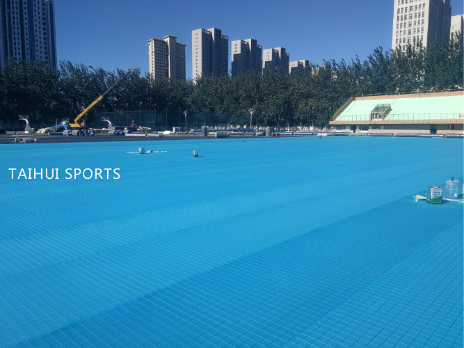 Soccer Pitch Shock Pad Underlay , High Density Foam Rubber Crosslink Foam Sheets