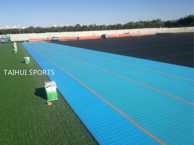 Double-Sided Synchronous Grooved PE Foam Artificial Grass Shock Pads Water Drainage Improved Performance And Safety 4