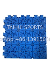 Personalized Sport Court Flooring Tiles , Polypropylene Tiles For Basketball Court