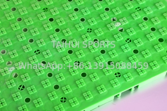 Thermoplastic Rubber Artificial Grass Drainage Underlay Green For Sport Field