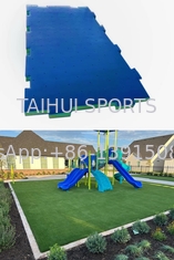 Interlocking Safety Protection Shock Pad Soft Fall Puzzle Pad 10mm-50mm Interlocking Playground Mats