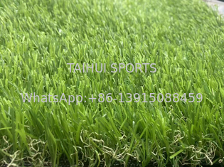 Green Artificial Grass 30mm Turf Wall For Rugby Sports Flooring Maintenance Free