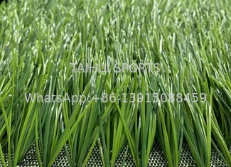 High Shock Absorption 50mm Custom Size Outdoor Landscape Synthetic Artificial Turf For Soccer Sports Field