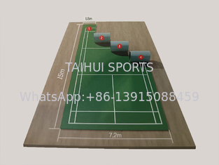 Modern Eco-Friendly 3.5mm-10mm Durable Sports PVC Flooring Wood Grain for Basketball/ Volleyball/ Table Tennis/ Badminton/ Pickleball Court