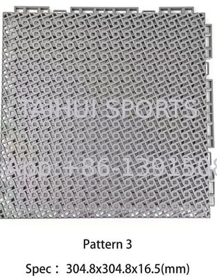 Outdoor Basketball Court Floor Modular PP Interlocking Suspended Sports Flooring Tiles 
