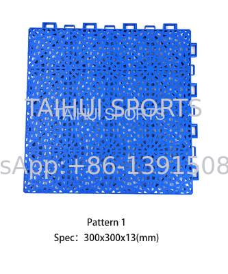Waterproof High Compression Resistance Easy To Install PP Interlocking Floor Tiles for Basketball Tennis Soccer Courts