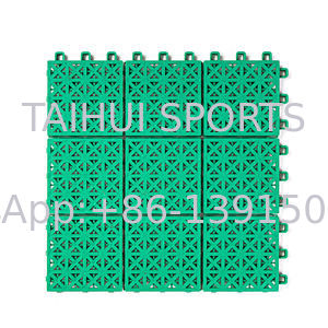 Eco-Friendly PP Interlocking Tile Suspended Flooring with Waterproof and High Compression Resistance for Sports Fields