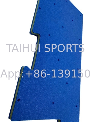 Interlocking Artificial Grass Drainage Underlay Anti Slip Soft Fall for football / soccer