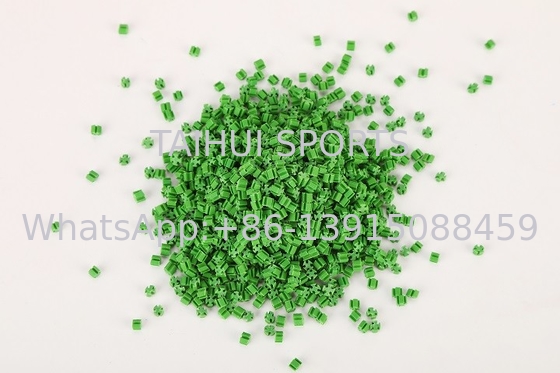 Green Turf Rubber Infill 1.3g/Cm3 UV Resistant For Artificial Grass Sports Fields