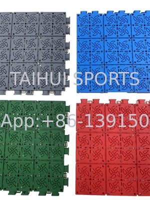 Anti Slip Plastic Sport Court Tiles Interlocking Basketball Court Tiles