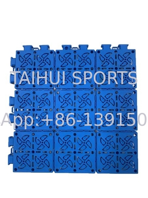 Personalized Sport Court Flooring Tiles , Polypropylene Tiles For Basketball Court