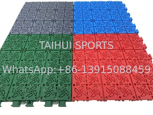 Personalized Sport Court Flooring Tiles , Polypropylene Tiles For Basketball Court