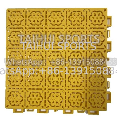 Indoor / Outdoor Basketball Court Tiles , PP Interlocking Sports Flooring Tiles