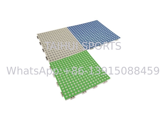 Healthy Kids 17mm Playground Flooring Tiles Customized Polypropylene Interlocking Tiles