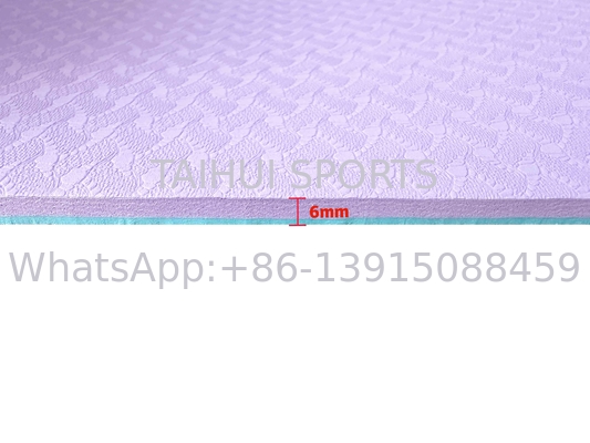 Yoga Gym Everyday Exercise Yoga Mats 6MM Cushy Floor Mats