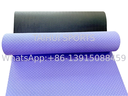Yoga Gym Everyday Exercise Yoga Mats 6MM Cushy Floor Mats