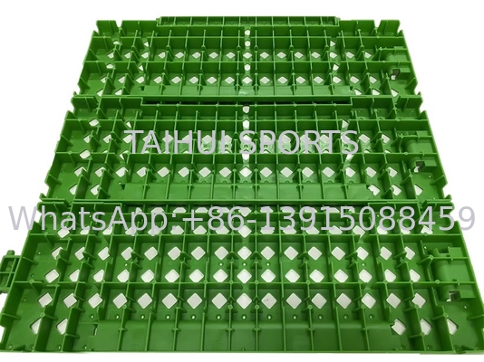 Interlocking Synthetic Belt Shock Pad Perfect Drainage Design For Basketball Court And Table Tennis Floor