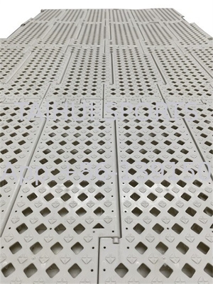 Split Type Interlocking Synthetic Belt Shock Pad Basketball Court Table Tennis Floor 333.4mm Height 17mm For Stadium Sports