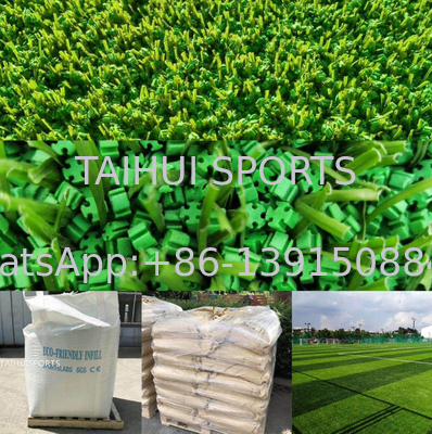 Anti UV Artificial Grass Infill TPE Granule Shock Absorbtion Soccer / Golf / Basketball / Gym
