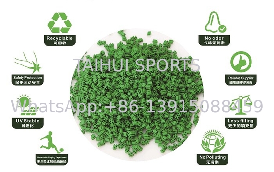 High Elasticity High Resilience Green TPE Rubber Infill For Artificial Grass