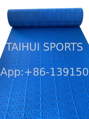 Polyethylene Patterned Shock Pads Roll Installation Method For Artificial Turf Systems