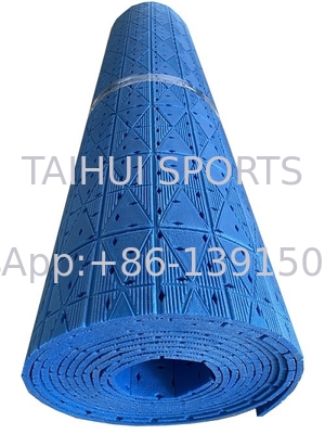 Polyethylene Patterned Shock Pads Roll Installation Method For Artificial Turf Systems
