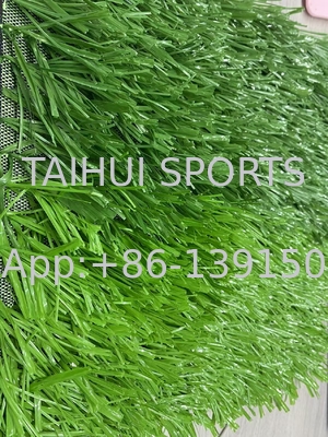50mm Artificial Grass For Football Turf Eco Friendly Excellent Shock Absorption