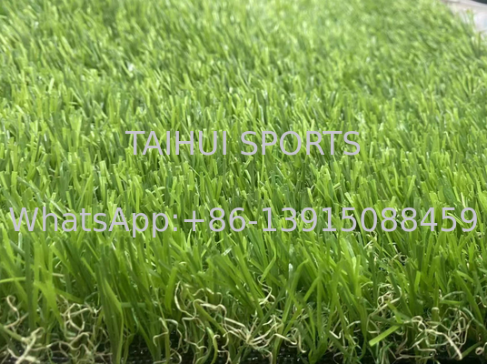 Green Artificial Grass 30mm Turf Wall For Rugby Sports Flooring Maintenance Free