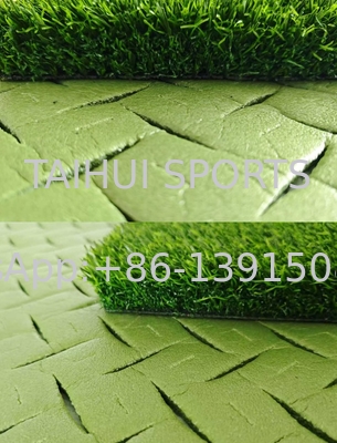 Soccer / Hockey / Rugby Field Shock Pad Cutting Style Design Water Resistance Excellent Shock Absorption