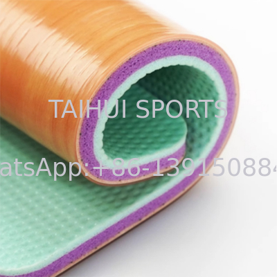 Modern Eco-Friendly 3.5mm-10mm Durable Sports PVC Flooring Wood Grain for Basketball/ Volleyball/ Table Tennis/ Badminton/ Pickleball Court