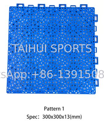 Eco-friendly Fire-Resistant Polypropylene Sports Flooring with High Compression Resistance for Basketball and Tennis Courts