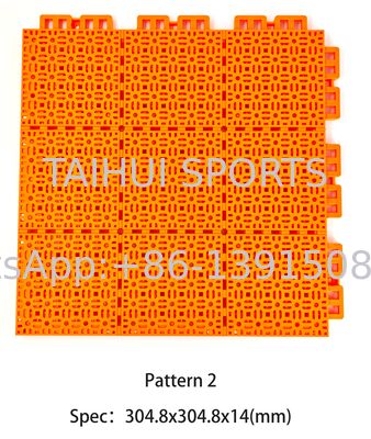 Personalized Sport Court Flooring Tiles , Polypropylene Tiles For Basketball Court