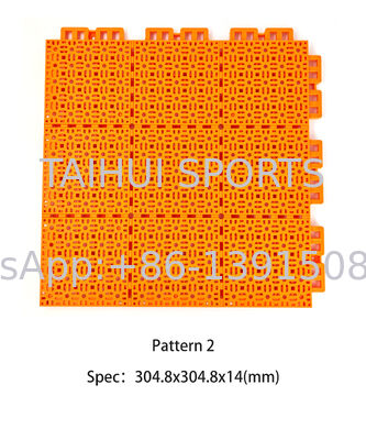 Eco-friendly Fire-Resistant Polypropylene Sports Flooring with High Compression Resistance for Basketball and Tennis Courts