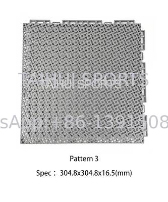 Eco-friendly Fire-Resistant Polypropylene Sports Flooring with High Compression Resistance for Basketball and Tennis Courts