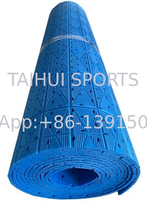 New-style Patterned PE Foam Underlay Shock Pad 8mm 10mm 12mm with Fabric Cloth under Artificial Grass for Soccer FIFA Field