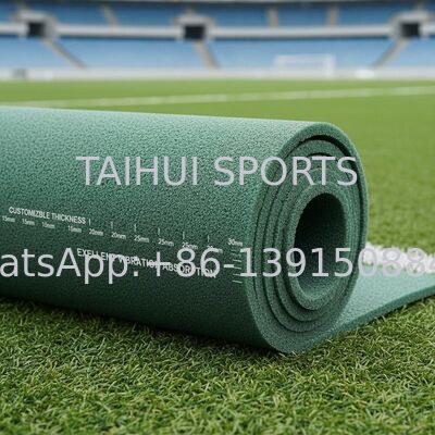 FIFA Certified Shock Pad Underlay for Artificial Grass with Customizable Thickness and Excellent Vibration Absorption