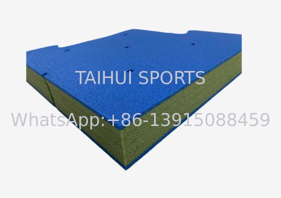 20mm 30mm 50mm Prefabricated PE Foam Shock Pads Water Drainage Performance Safety HIC CFH Impact Tested