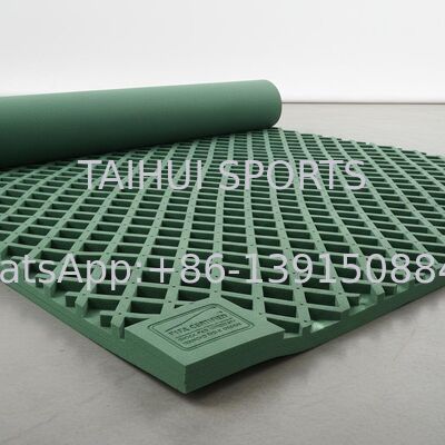 FIFA Certified Shock Pad Underlay with Diamond Hole Design for Customized Length Artificial Grass Sports Fields
