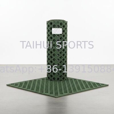 FIFA Certified Shock Pad Underlay with Diamond Hole Design for Customized Length Artificial Grass Sports Fields