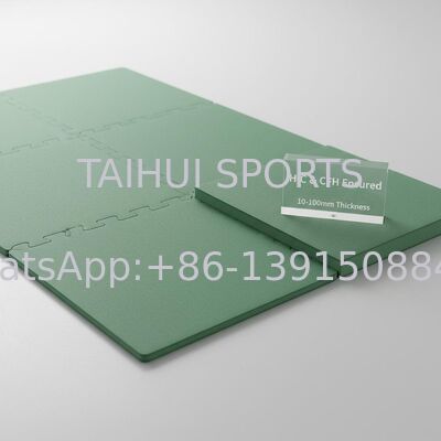 PE Foam Interlocking Safety Mat with 10-100mm Thickness and HIC & CFH Ensured for Playground Shock Pad