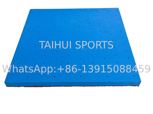 EPDM Sheet Shock Pad 20-100mm Thickness High Water Permeability Shock Absorbing Rubber Floor Mat for Playground