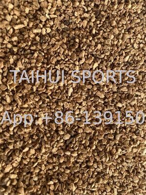 Natural Eco-Friendly Cork Infull Granules Non-Toxic Environmental Material For Artificial Grass