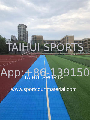 FIFA Standard Artificial Turf Prefabricated PE Foam Shock Pad Underlay 10mm 12mm Water Drainage Soccer Field