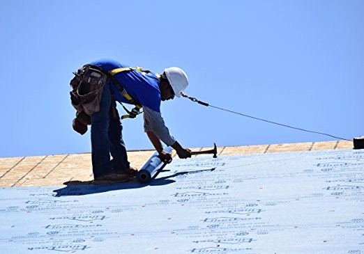 Waterproof Foam Shock Pad Synthetic Roofing Underlayment Custom Printed With Aluminum Film 2