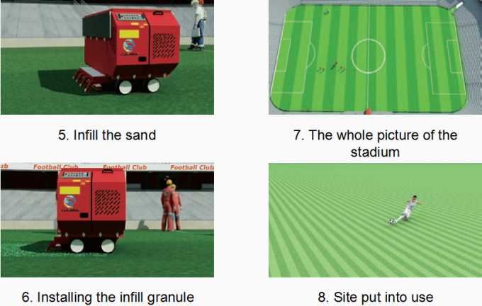 Closed Cell Foam Two Sides Grooved 10mm Artificial Turf Shock Pad 6