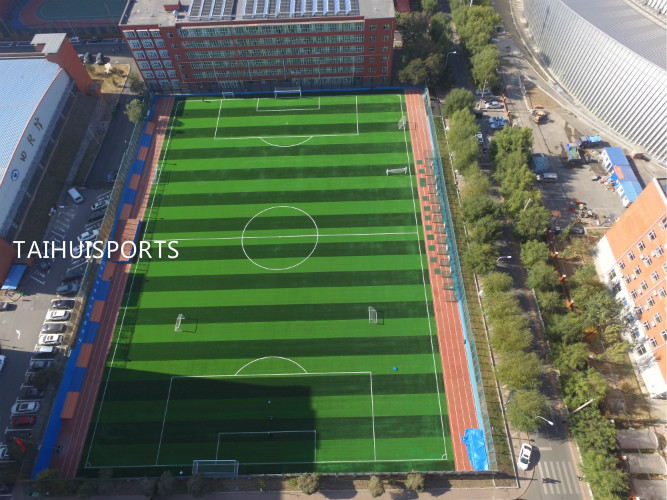 Double-Sided Grooved Eco Friendly water proof Artificial Grass Underlay Composite Recyclable With Three Layers 5