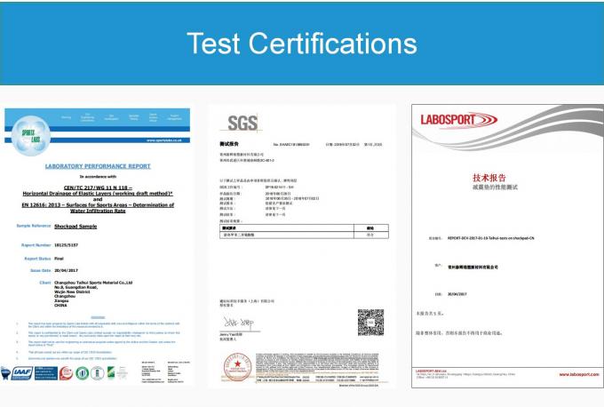 Crosslinked Recyclable 4000mm/Hr Drainage Artificial Turf Underlay Customized Thickness High Density Pe Foam Shock Pad 0