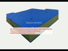 30-70mm Thickness Interlocking Shock Pad Puzzle Pad HIC 1.63m/2.2m/2.63m for Playground/Playing area/Kindergarten/Gym Equipment